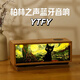YTFY德國柏林之聲高檔無線藍(lán)牙音響會發(fā)光雙面板桌面氛圍燈擺件送禮 梵高的貓