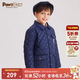 PawinPaw小熊童裝春秋季男童學(xué)院風(fēng)夾棉棉服兒童外套 Navy藏青色/59 120 cm