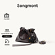 Songmont山下有松百納系列手拿包女手提斜跨垃圾袋通勤流浪包 黑檀色mini 預售29天