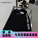 CALVIN KLEIN JEANS重磅純棉CK長(cháng)袖T恤男女新款字母印花上衣寬松百搭學(xué)生打底長(cháng)袖T恤 黑色ck長(cháng)袖 S