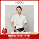 HECO劉詩詩同款【瀟風】新中式國風夏季新款重工手工珠繡短袖T恤上衣 白色 S