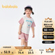 巴拉巴拉童裝男童套裝寶寶短袖兒童衣服2024女童運動(dòng)夏裝208224119124