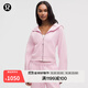 lululemon丨Scuba 女士超寬松款拉鏈連帽衫 LW3HTLS 喜悅粉 XS /S