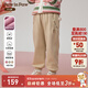 PawinPaw卡通小熊童裝25年秋冬新款女寶寶甜美花苞褲寬松休閑褲 Beige米色/35 100