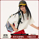 Mmlg 87mm 7A抗菌 短袖T恤女夏季新款圓領(lǐng)純棉韓系寬松情侶半截袖 米杏色 S