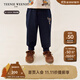 Teenie Weenie Kids小熊童裝25年款新款男女寶寶彈力刺繡仿牛仔褲 藏青色 100 cm