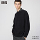 優(yōu)衣庫合作款男裝柔軟綿羊毛圓領(lǐng)針織衫長(cháng)袖毛衣毛衫25秋冬479832 09 黑色 L /175/100A