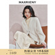 MAXRIENY貴雅中式外套盤扣流蘇設(shè)計(jì)女裝高級氣質(zhì)感開衫 米白 S