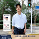 TOMMY HILFIGER【純棉府綢】秋冬男女商務(wù)通勤休閑條紋情侶款長(zhǎng)袖襯衫外套 【條紋繡標(biāo)襯衫】-淺藍(lán)白條紋C3N L （推薦：150-165斤）