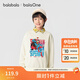 巴拉巴拉balaOne【DC超人】童裝男童衛衣兒童2025新款冬加絨上衣 奶白10501 120