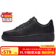 耐克NIKE緩震板鞋女空軍一號 AIR FORCE 1運動(dòng)鞋 DD8959-001黑37.5
