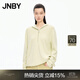江南布衣（JNBY）【商場(chǎng)同款】25秋新品毛針織衫巴蘭素套頭連帽柔軟舒適5X9310220 740/淡黃 L