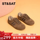 星期六德訓鞋女平底加絨系帶復古戶(hù)外休閑鞋2025冬季新款 棕色 38 (240mm) 標準碼