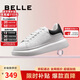 百麗厚底小白鞋女學(xué)生商場(chǎng)同款撞色板鞋Z2U1DCM5 黑尾翼 37
