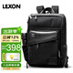 樂(lè )上（LEXON）電腦包雙肩包15.6/16英寸筆記本商務(wù)大容量旅行男士背包書(shū)包黑色