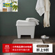 宜家（IKEA）BURSJON波斯昂儲物凳家用儲物矮凳換鞋凳家用 儲物凳白色