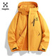 HAGLOFS火柴棍沖鋒衣女25新款秋冬戶(hù)外運動(dòng)防風(fēng)防水沖鋒衣登山夾克外套 男女同款-向日葵【單沖春秋款】 S