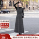 絲柏舍無袖連衣裙2025秋裝新款女裝修身氣質(zhì)優(yōu)雅A字時尚長裙