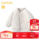 巴拉巴拉寶寶棉服男童冬裝棉襖女童絎縫棉衣加絨時(shí)髦簡(jiǎn)約 貝殼卡-小熊絎縫-50208 100