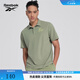 Reebok銳步官方24新品男子TEE/SS休閑舒適針織短袖T恤Polo衫 24SRM401MGL2 L
