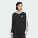 阿迪達斯（adidas）運動(dòng)型格系列 女 DANCE LS TEE2 長(cháng)袖T恤 KG3858 黑色 XL