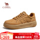 駱駝（CAMEL）復(fù)古厚底輕盈耐磨抓地街頭潮流休閑滑板鞋男 G15AX48079 駝色 42