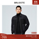 巴魯特【未來(lái)通勤】男裝高級感拼接保暖棉襖棉服男款冬季短款夾克外套 黑色 L （175/96A）
