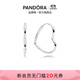 潘多拉（PANDORA）俏皮愛(ài)心耳環(huán)925銀非對稱(chēng)心形百搭小眾高級感生日禮物送女友 俏皮愛(ài)心 One size