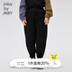 jnby by JNBY江南布衣童裝冬羽絨褲保暖長(cháng)褲直筒運動(dòng)男女童兒童1NAE13010 001本黑 120 cm