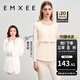 嫚熙（EMXEE）超皮孕婦秋衣秋褲套裝秋冬哺乳月子服保暖內衣 淺膚【輕暖-supima進(jìn)口棉】 L