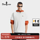 比音勒芬2025夏季新款透氣圓領(lǐng)防曬短袖T恤休閑簡(jiǎn)約親膚男士上衣日常通勤 28米白色 L （105）