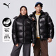 彪馬（PUMA）90絨保暖連帽短款鴨絨外套男子新款秋冬羽絨服585408 黑色-01 L (180/100A)