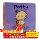 現貨 Potty上廁所 小毛孩系列 英文原版繪本 培養寶寶行為習慣 名家Leslie Patricelli 啟蒙正版紙板書(shū) 小毛孩 小臟孩