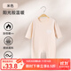 婧麒（JOYNCLEON）嬰兒衣服秋冬款德絨連體衣寶寶發(fā)熱保暖打底睡衣新生兒套裝 米色 90cm