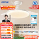 歐普（OPPLE）風(fēng)扇燈吊扇燈護眼全光譜智控LED照明Ra95餐廳臥室燈包安裝 冰風(fēng)白