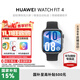 華為（HUAWEI）手表WATCH FIT 4 國補藍牙通話(huà)輕薄大屏運動(dòng)健康NFC長(cháng)續航智能送禮男女朋友手表【華為官方授權】 韻律黑 氟橡膠表帶