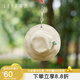 萊夫多用漁夫帽掛飾 個(gè)性時(shí)尚耳機包零錢(qián)包鑰匙包 淺卡其