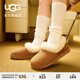 UGG【雙11預售】秋季女士時(shí)尚茸茸毛休閑樂(lè )福鞋懶人毛毛鞋1119002 CHE | 栗色 38