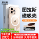 圖拉斯【相機按鍵全包丨散熱磁吸】 適用iphone16promax手機殼蘋(píng)果16pro透明鏡頭全包超薄防摔高級感男女 iPhone 16 Pro Max 【冰環(huán)磁吸】相機按鍵全包+久用不黃+超強防爆