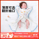 婧麒嬰兒睡袋春秋純棉睡衣寶寶防踢防驚跳被神器兒童抱被一體睡袋 農場(chǎng)樂(lè )園 L碼