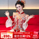 枝己秀禾服婚紗新娘主紗高檔2025新款訂婚服裝新中式結婚禮服敬酒服 LZ541 M