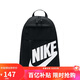 耐克（NIKE）男女雙肩包背包 旅行包書(shū)包休閑包DD0559-010 黑白