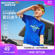 Skechers斯凱奇速干兒童夏季透氣短袖T恤舒適運動(dòng)上衣P225K085