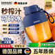 SAWAAG德國(guó)榨汁杯果蔬榨汁機(jī)小型外出旅行便攜式榨汁桶噸噸杯果汁機(jī)家用多功能冰沙機(jī)奶昔機(jī)攪拌杯果汁杯 寶石藍(lán)【800ml】一杯雙蓋 無(wú)線鮮榨 可碎冰