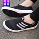 阿迪達斯 （adidas）涉水鞋男鞋2025秋季新款運動(dòng)鞋戶(hù)外網(wǎng)面透氣一腳蹬休閑鞋HP8644 HP8644黑色 40.5