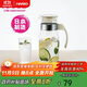 HARIO原裝進(jìn)口冷水壺大容量耐熱玻璃杯涼水壺茶果汁杯1400ML