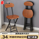 華愷之星凳子 折疊椅子家用餐椅簡(jiǎn)易便攜休閑靠背椅戶(hù)外圓凳CY150胡桃色