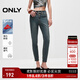 ONLY秋季萊卡簡(jiǎn)約高腰小腳褲九分褲牛仔褲女|124349005 J34 390洗水牛仔藍 XS (155) 60A