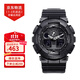 卡西歐（CASIO）手表G-SHOCK學(xué)生運動(dòng)防水防震黑金武士大表盤(pán)石英情侶表 男友禮物 黑暗之心 GA-100-1A1