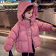 森馬兒童女童新款2025冬裝兒童羽絨棉服洋氣冬季寶寶加厚棉衣外套 西瓜紅 140  建議身高122-130